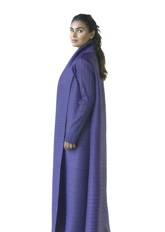 Purple maxi kimono robe