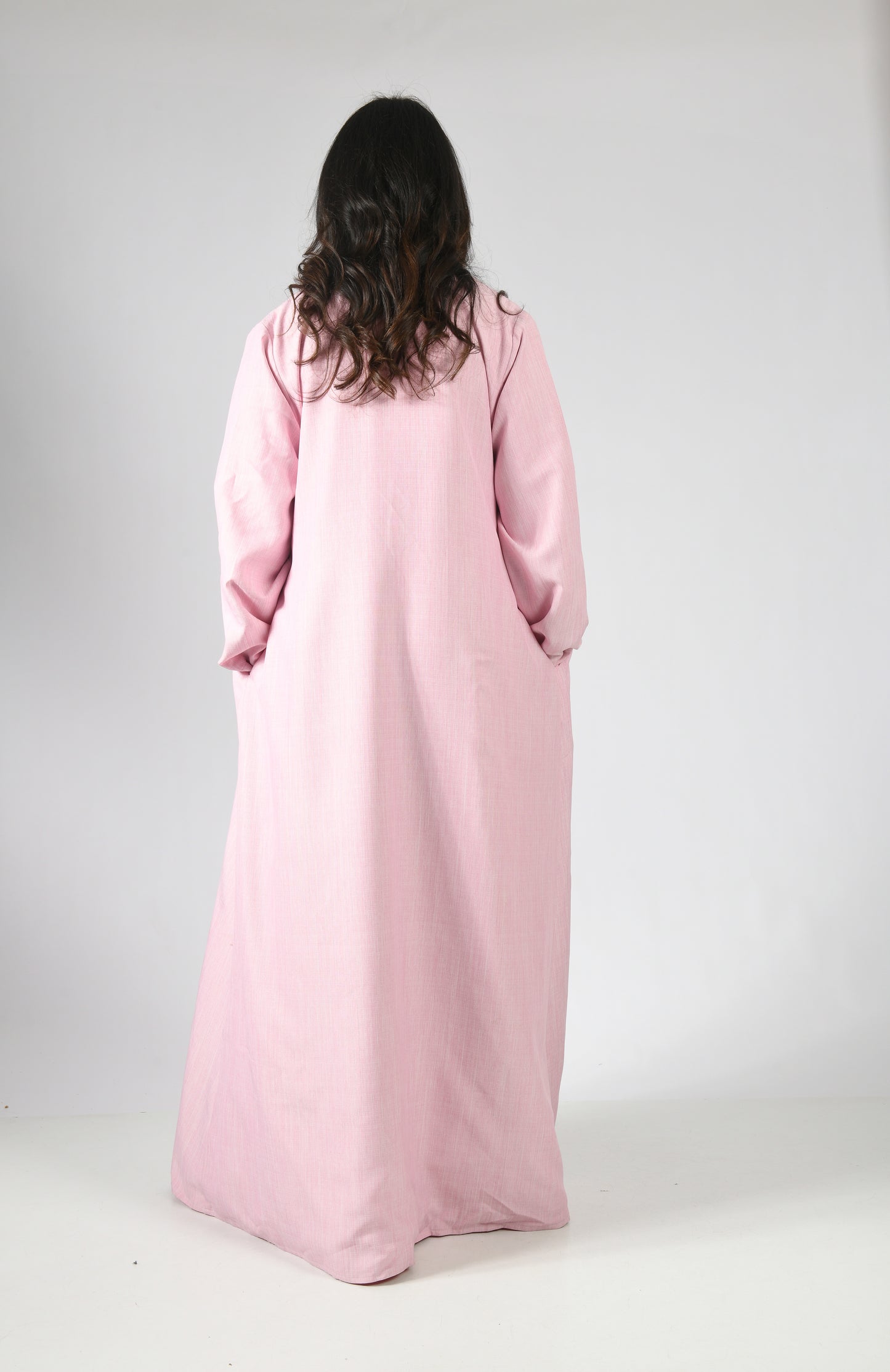 Cloud Reversible Abaya - Pink