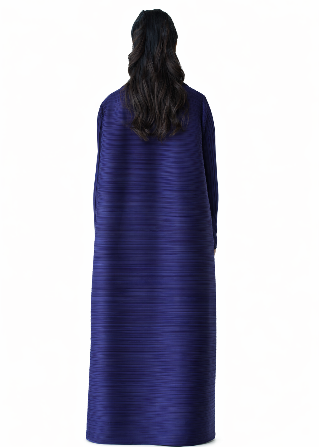 Purple maxi kimono robe